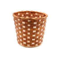 flower plant bamboo baskets for gift