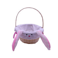 baby gift basket rabbit handle basket