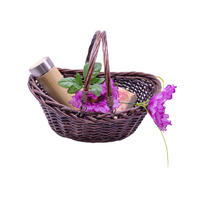 wicker gift basket oval baskets wholesale with handle