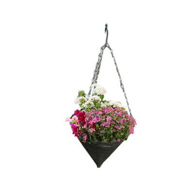 hanging baskets fruit planter flower plastic rattan hang basket