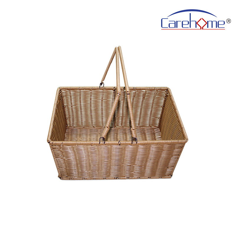 plastic wicker bike basket