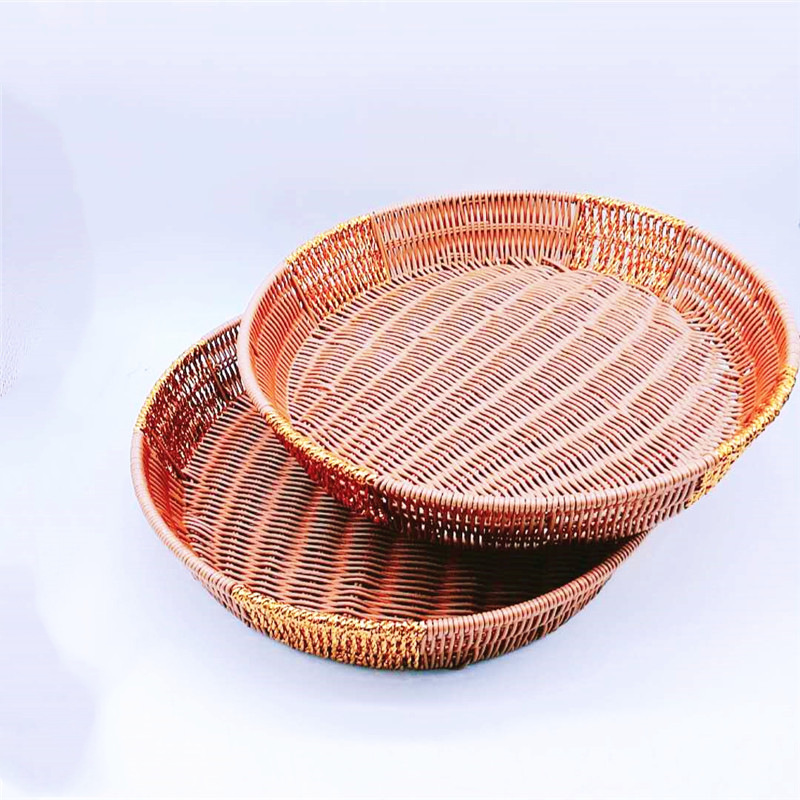 Wholesale New Designed Round Rattan Big Woven Rattan Basket