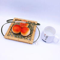 High Quality Eco-Friendly PP Bamboo Weaving Hollow Basket with handle