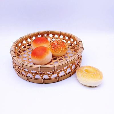 Factory direct supply pp food steamer basket hollow bamboo tray for food