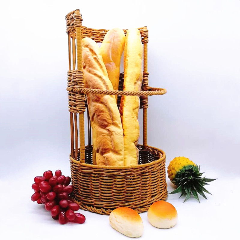 Large Open-Sided French Baguette Basket French bread basket