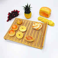 Handweaved Graceful Washable PP Rattan Mat For Bread Or Wicker Fruit tray