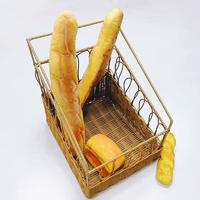 Wholesale high-capacity hand woven poly wicker baguette basket for french bread