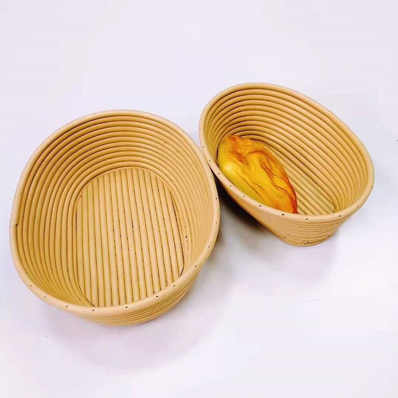 High quality handicraft oval PP banneton basket plastic proofing basket