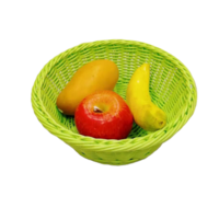 Light green washable and health pp rattan basket