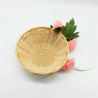 Cheap  price hollow  pp rattan  bread/snack  basket